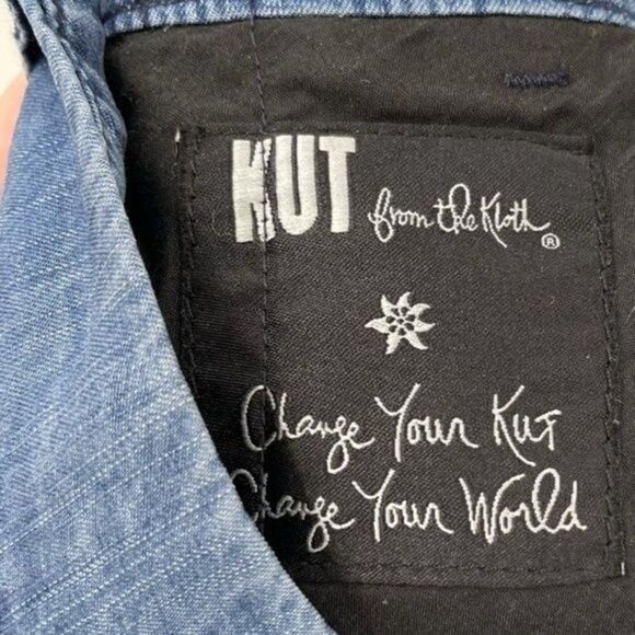 Kut from the cloth blue denim like material 8 BoxB - Picture 5 of 8